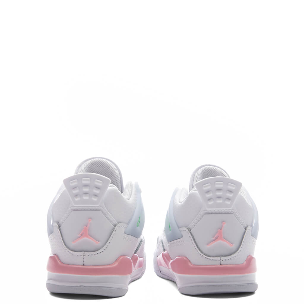 Air Jordan 4 Retro 'Valentine's Day' (TD) - White/Medium Soft Pink/Half Blue Jordan