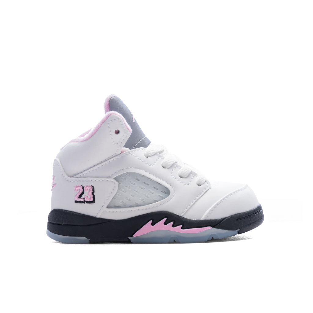 Air Jordan 5 Retro OG '35th Anniversary' (TD) - White/Black/Med Soft Pink/White Jordan