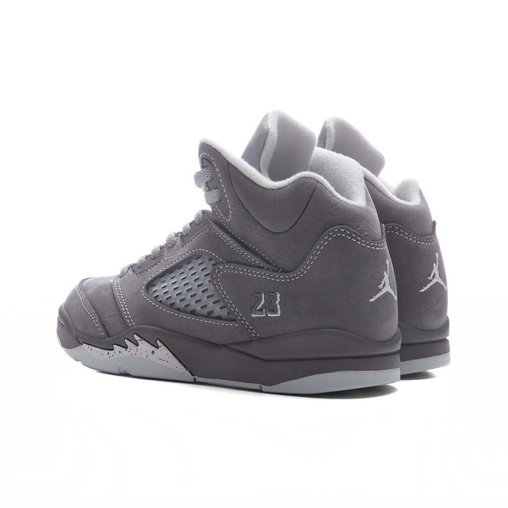 Air Jordan 5 Retro 'Wolf Grey' (PS) - Light Graphite/White/Wolf Grey Jordan