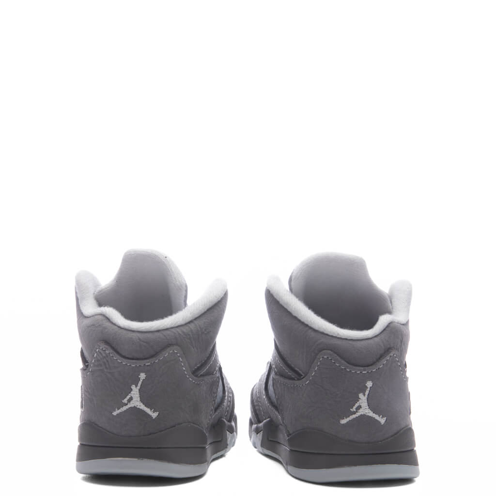 Air Jordan 5 Retro 'Wolf Grey' (TD) - Light Graphite/White/Wolf Grey Jordan