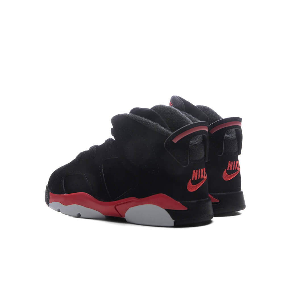 Air Jordan 6 Retro 'Infrared Salesman' (TD) - Black/Light Crimson Jordan