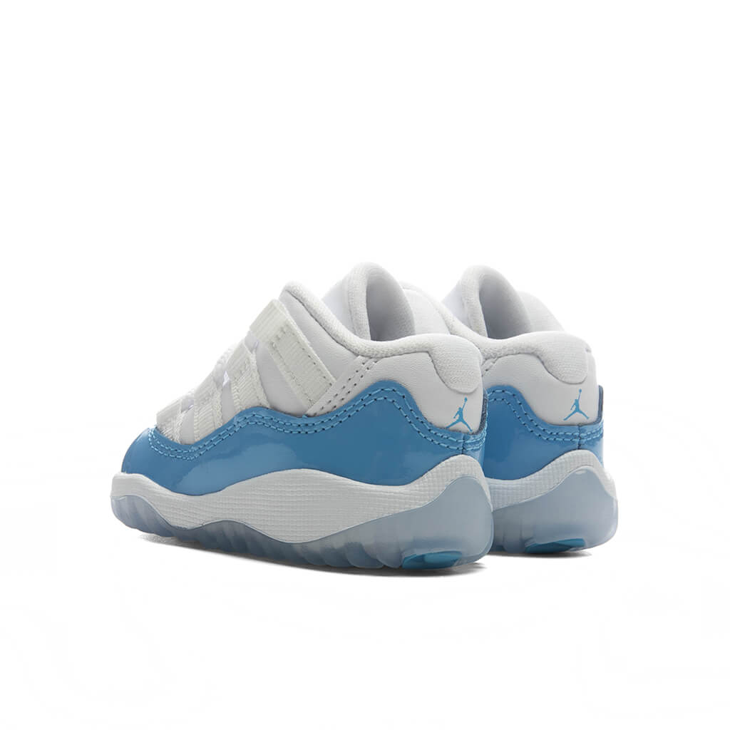 Air Jordan 11 Retro Low 'University Blue' (TD) - White/University Blue/Black Jordan