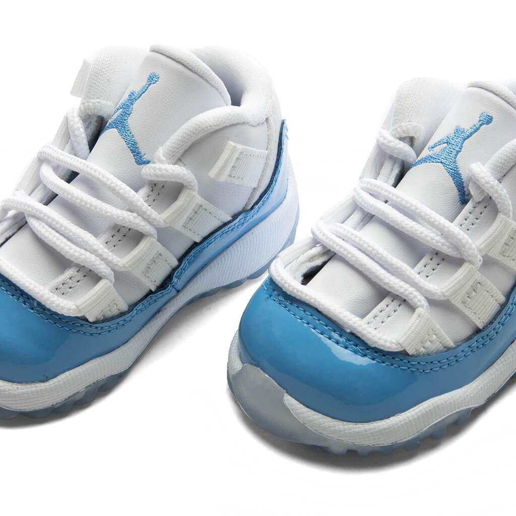 Air Jordan 11 Retro Low 'University Blue' (TD) - White/University Blue/Black Jordan