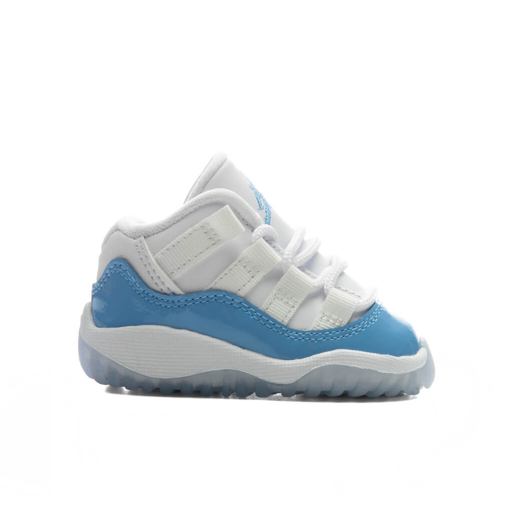 Air Jordan 11 Retro Low 'University Blue' (TD) - White/University Blue/Black Jordan
