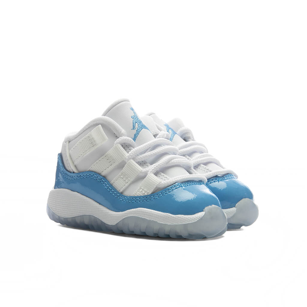 Air Jordan 11 Retro Low 'University Blue' (TD) - White/University Blue/Black Jordan