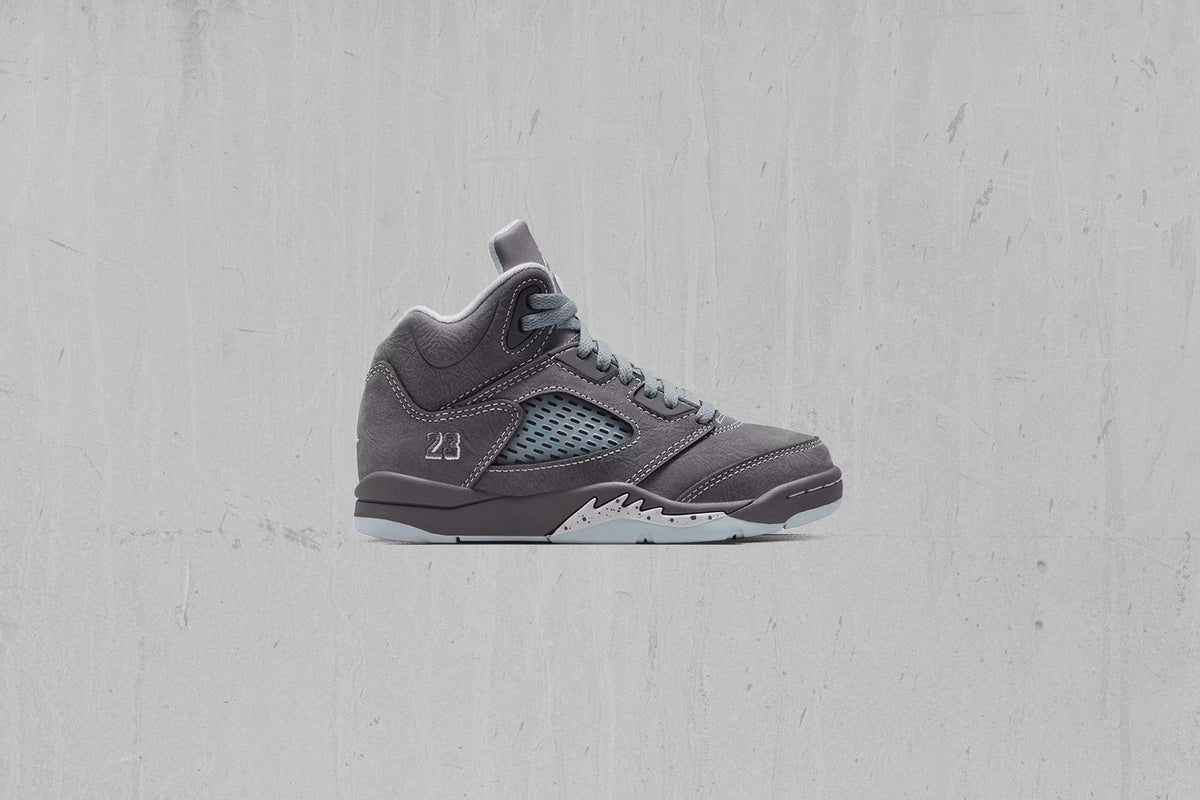 Air Jordan 5 Retro 'Wolf Grey' (PS) - Light Graphite/White/Wolf Grey Jordan