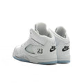 Air Jordan 5 Retro 'White Metallic' (TD) - White/Black/Metallic Silver Jordan