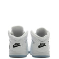 Air Jordan 5 Retro 'White Metallic' (TD) - White/Black/Metallic Silver Jordan