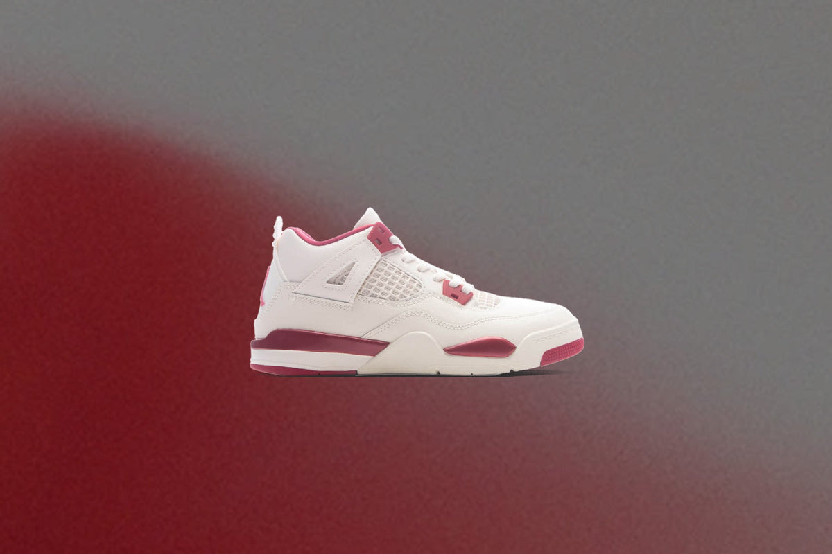 Air Jordan 4 Retro 'Valentine's Day' (PS) - Pale Ivory/Sierra Red Jordan