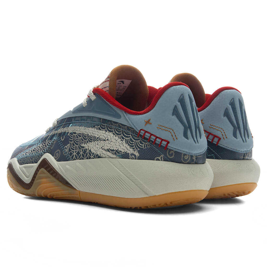 ANTA x Sneaker Politics KAI 3 'Patchwork' - Sky Blue/Off White/Khaki Anta