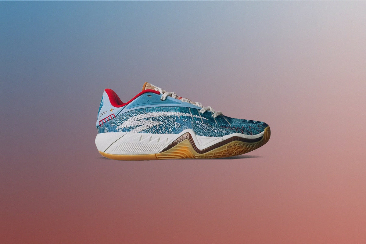 ANTA x Sneaker Politics KAI 3 'Patchwork' - Sky Blue/Off White/Khaki Anta