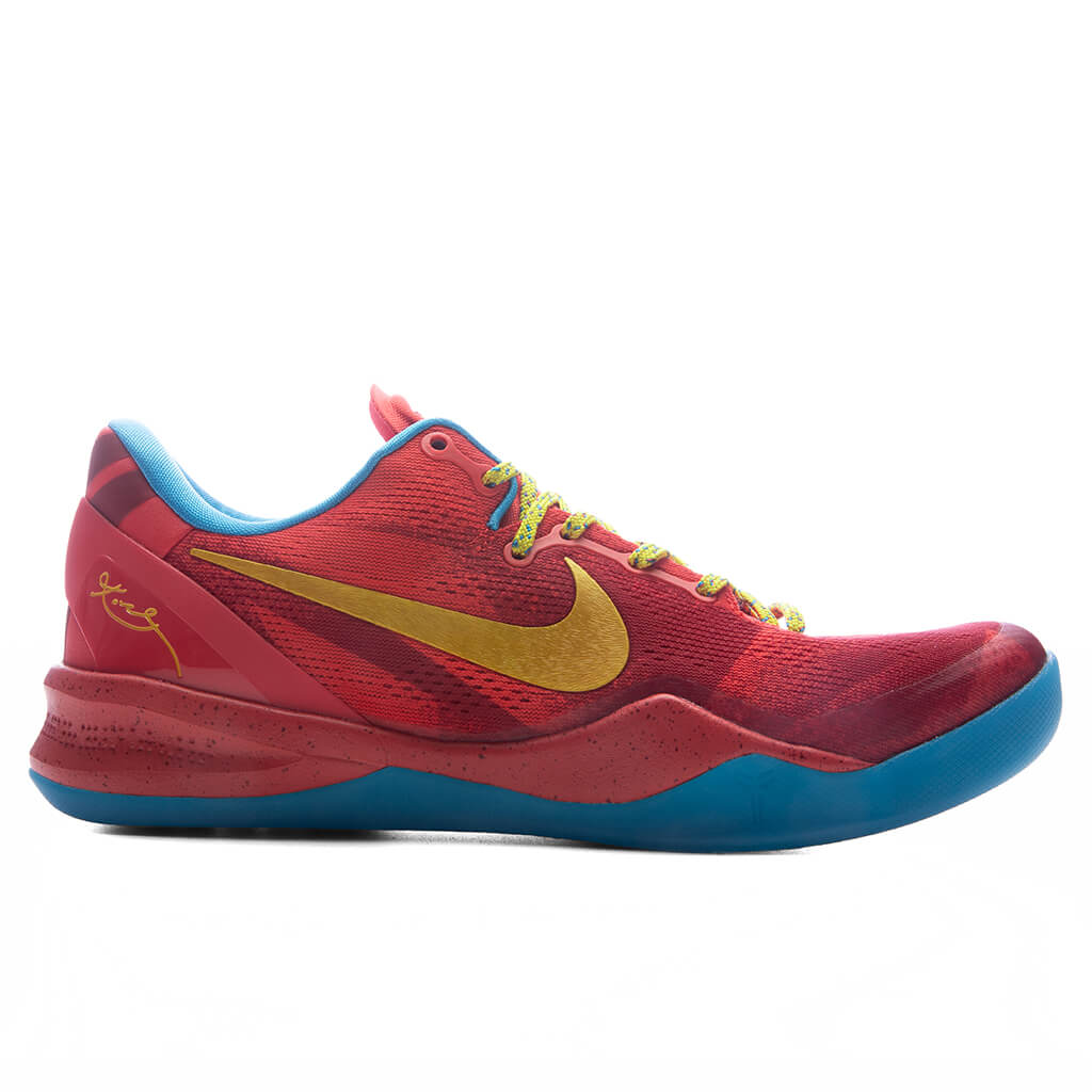 Kobe 8 Protro 'Year of the Horse' - Light Crimson/Bright Citron/Vivid Blue Nike