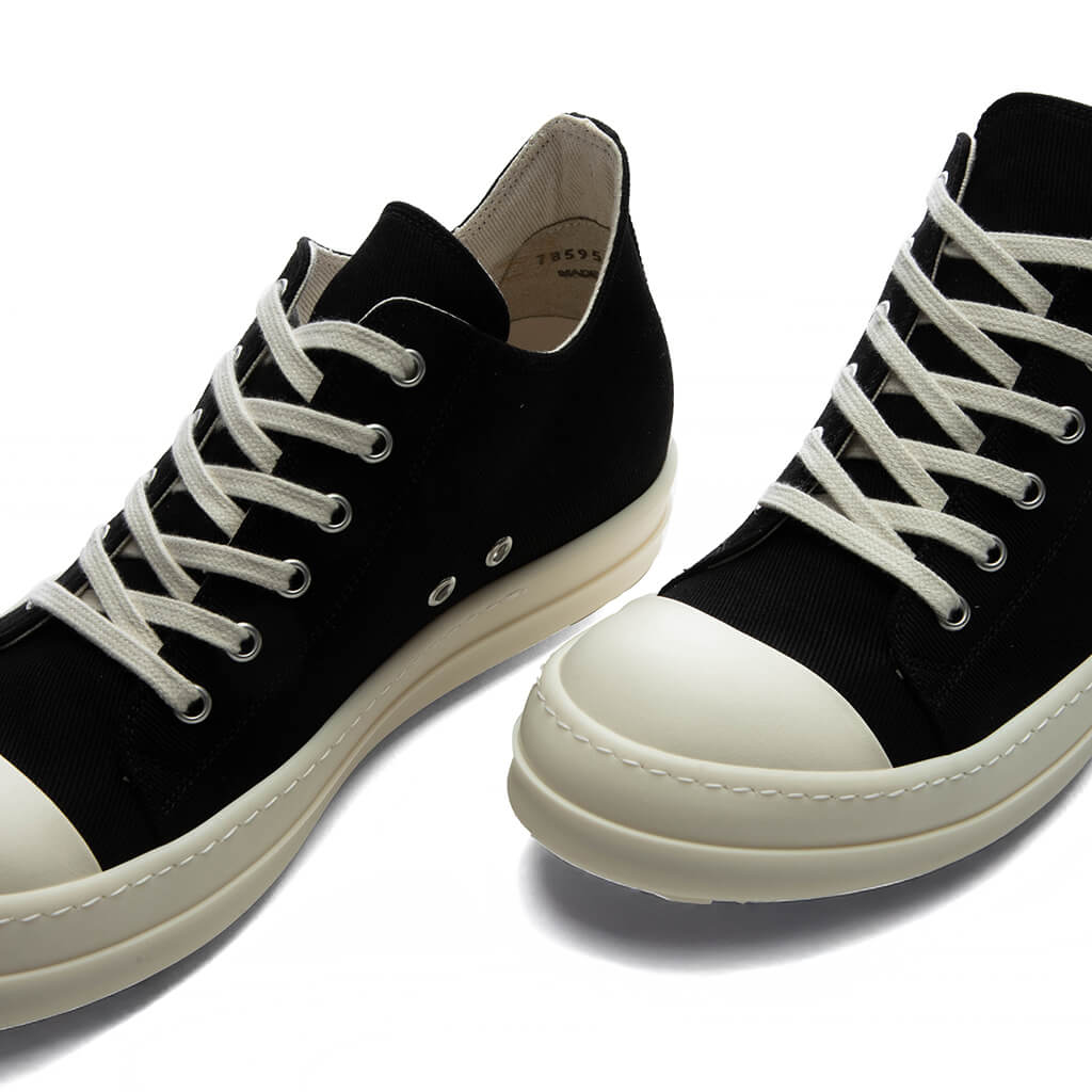 Low Sneaks - Black/Milk Rick Owens DRKSHDW