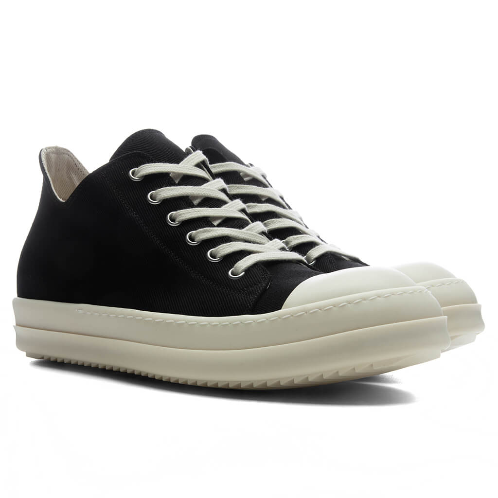 Low Sneaks - Black/Milk Rick Owens DRKSHDW