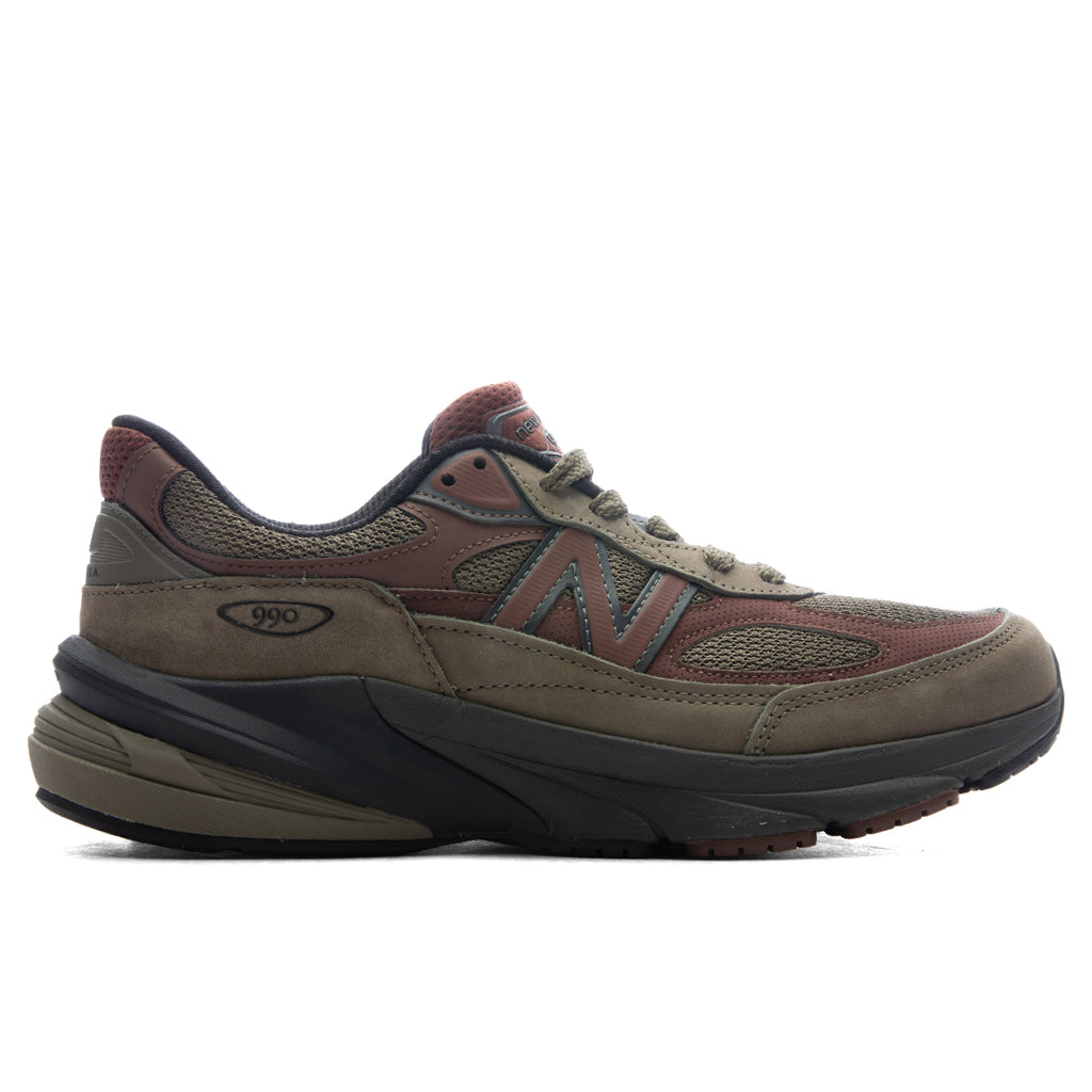 Made in USA 990v6 - Dark Camo/Rich Oak/Black Cement New Balance