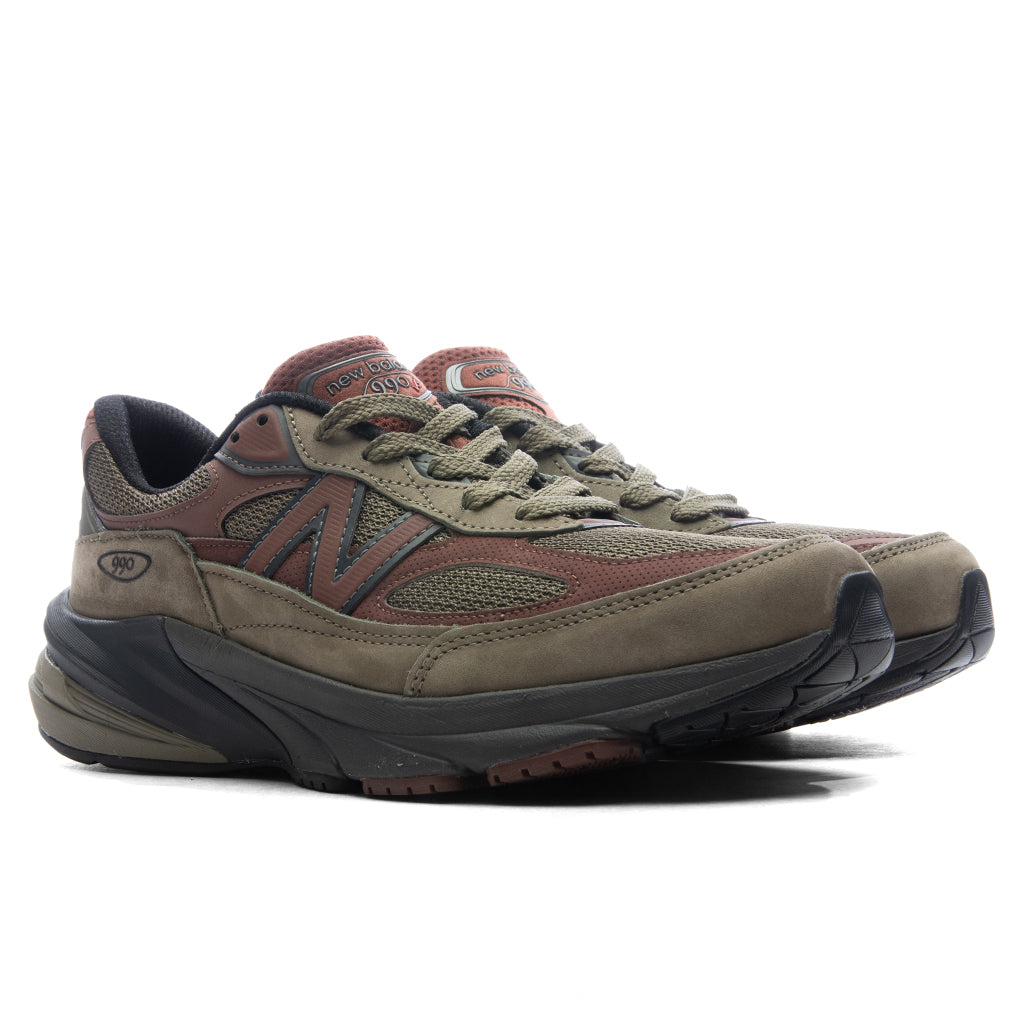 Made in USA 990v6 - Dark Camo/Rich Oak/Black Cement New Balance
