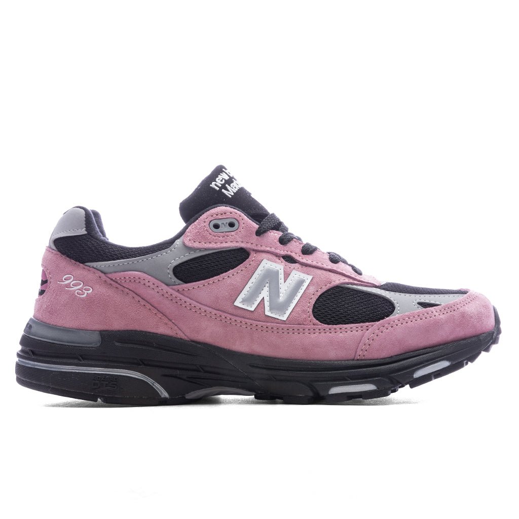 Made in USA 993 - Pink Taffy/Black/Slate Grey New Balance