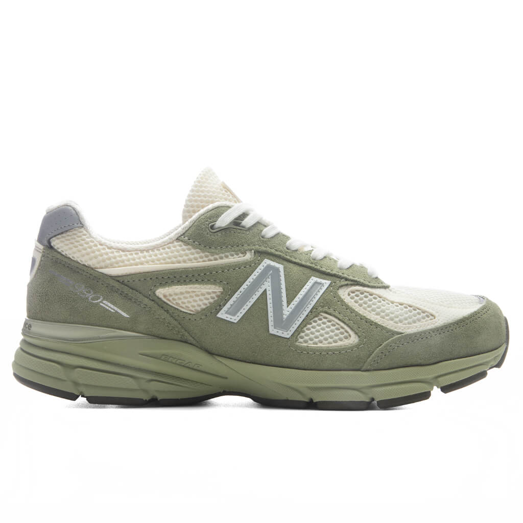 Made in USA 990v4 - Olive Leaf New Balance