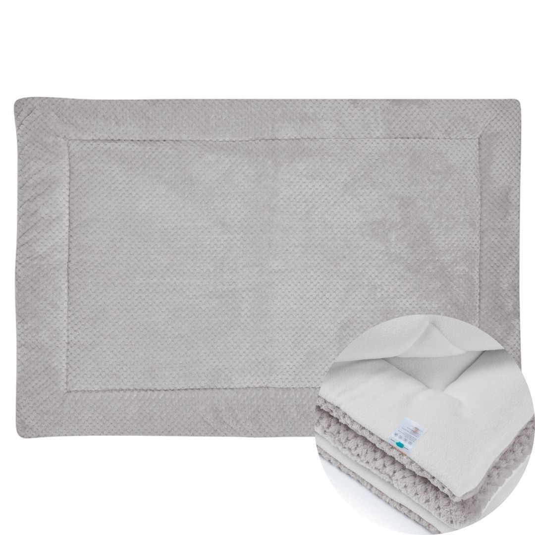 Set of 2 Extra Soft Fleece Liners for Guinea Pigs | Velvet Grey Kavee Pets Ltd UK