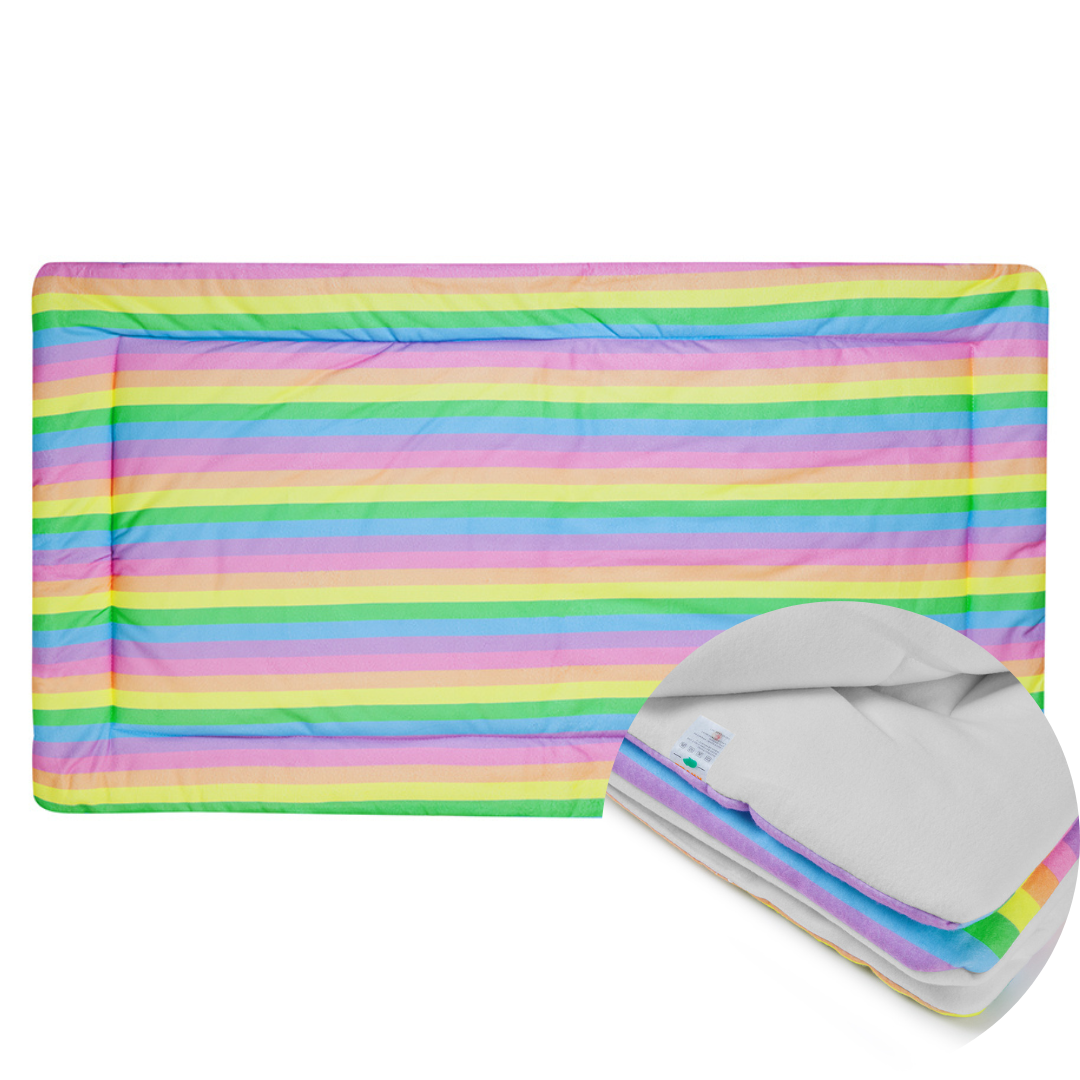 Set of 2 Plush Fleece Liners for Guinea Pigs | Rainbow Collection Kavee Pets Ltd UK