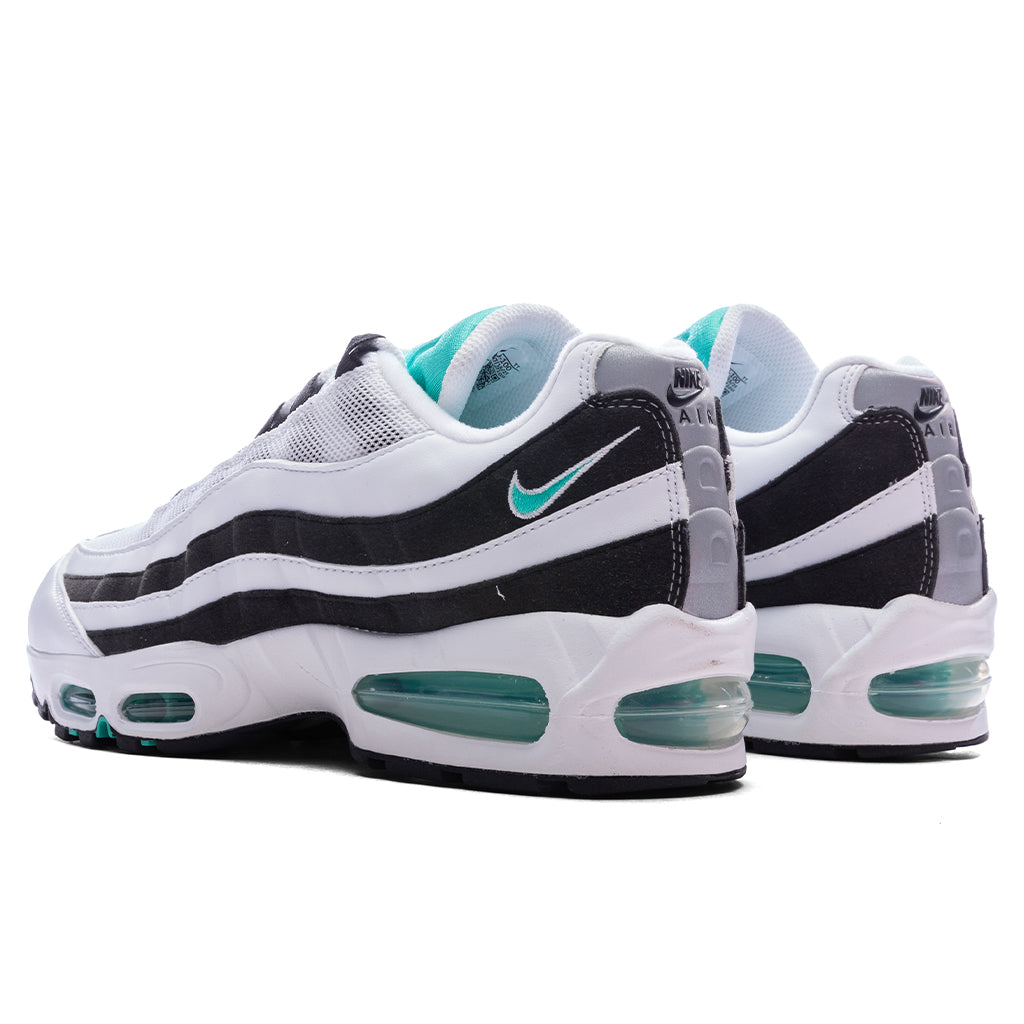 Air Max 95 OG 'Black Border' - White/Hyper Jade/Black/Metallic Silver Nike