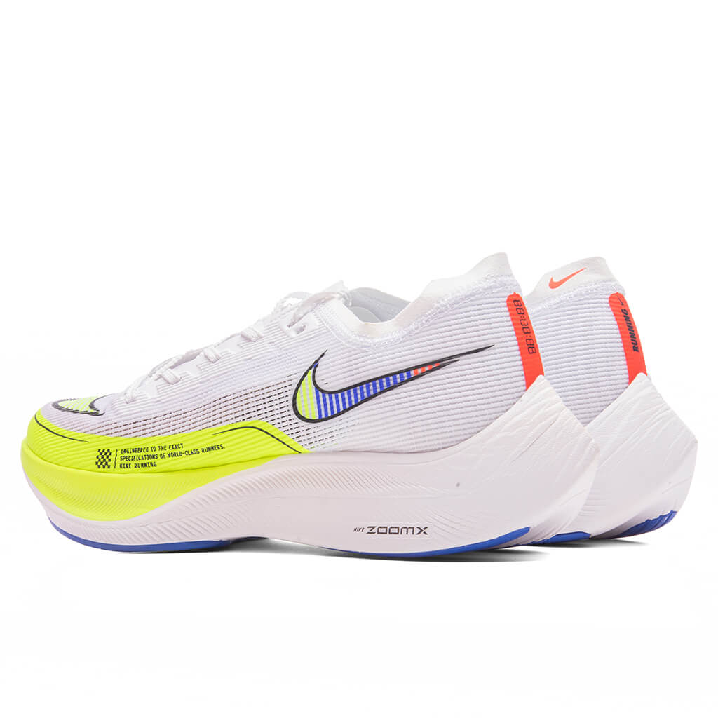 ZoomX Vaporfly Next% 2 - White/Volt/Racer Blue Nike