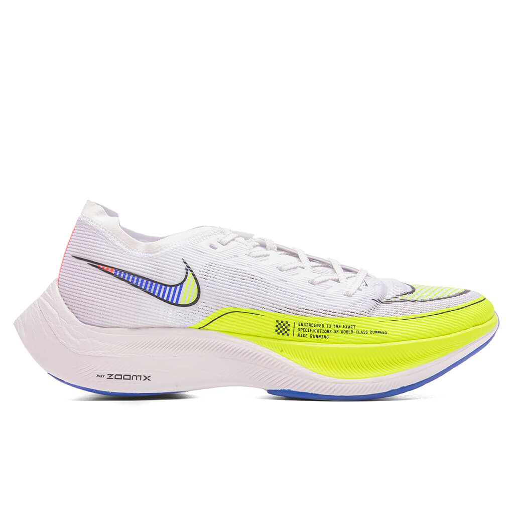 ZoomX Vaporfly Next% 2 - White/Volt/Racer Blue Nike