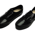 OTW Premium Authentic 44 Siped Vibram Gloss Leather - Black Vans