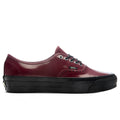 OTW Premium Authentic 44 Siped Vibram Gloss Leather - Burgundy Red/Black Vans