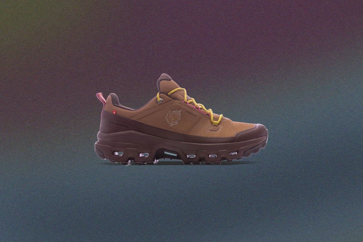 On x Sky High Farm Goods Cloudrock Low WP - Sphinx/Chestnut On
