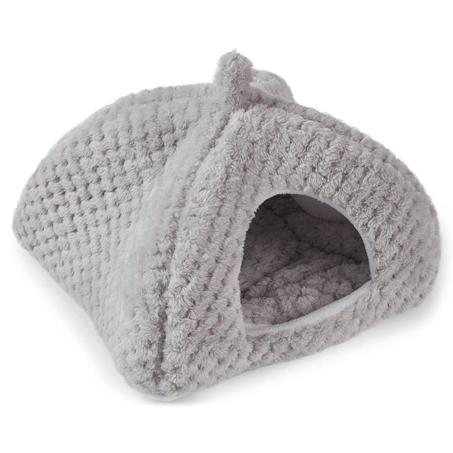 Extra Soft Fleece Hide for Guinea Pigs | Velvet Grey Kavee Pets Ltd UK
