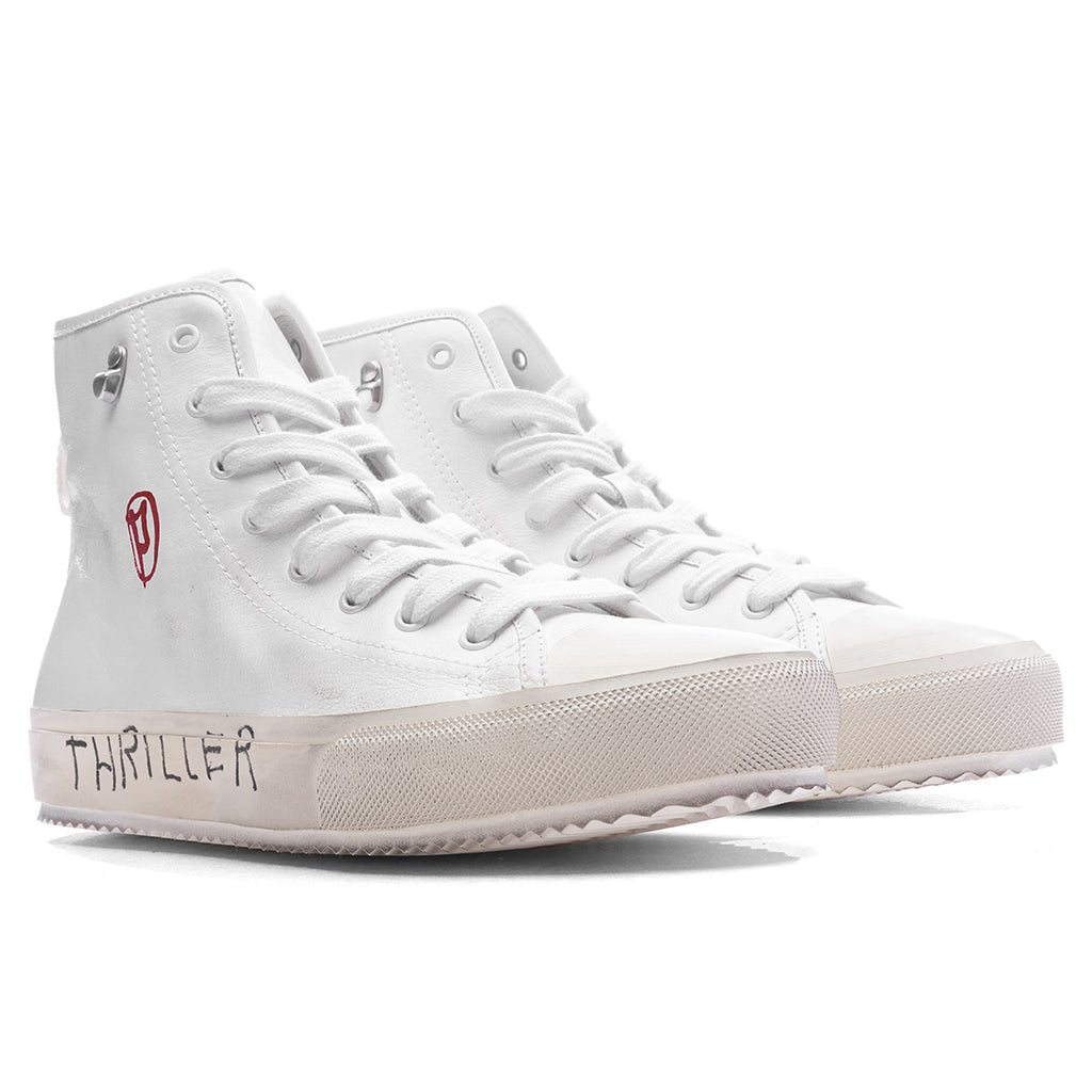 001 Sneaker - White Paly Hollywood