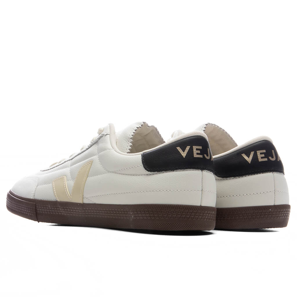 Panenka Leather - White/Black/Bark Veja