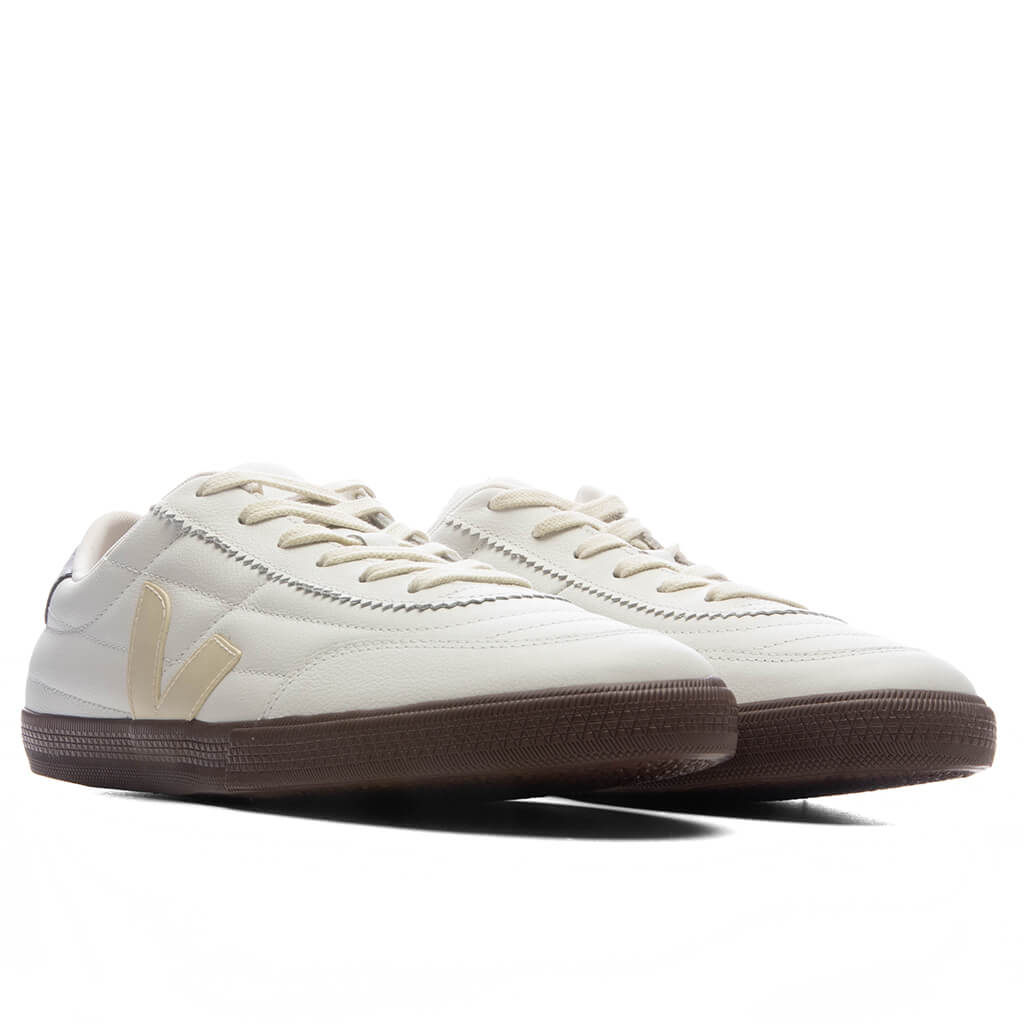 Panenka Leather - White/Black/Bark Veja