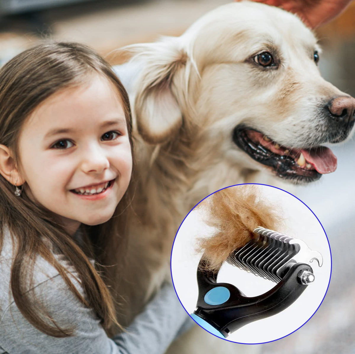 Professional Deshedding Tool For Dogs And Cats Pawora