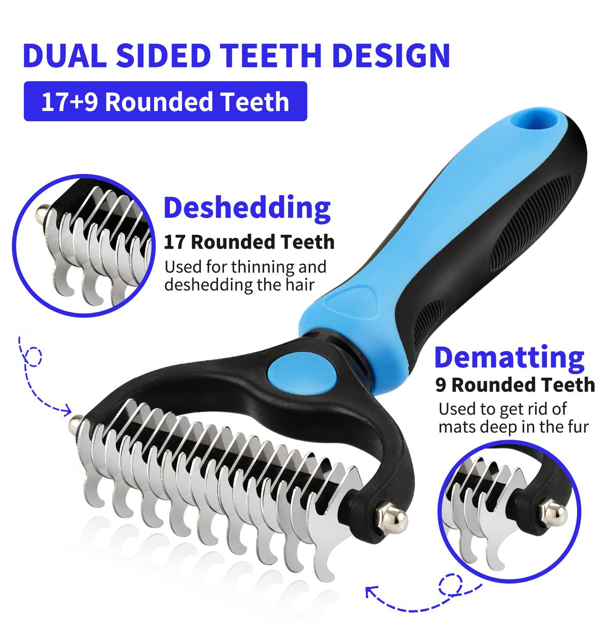 Professional Deshedding Tool For Dogs And Cats Pawora
