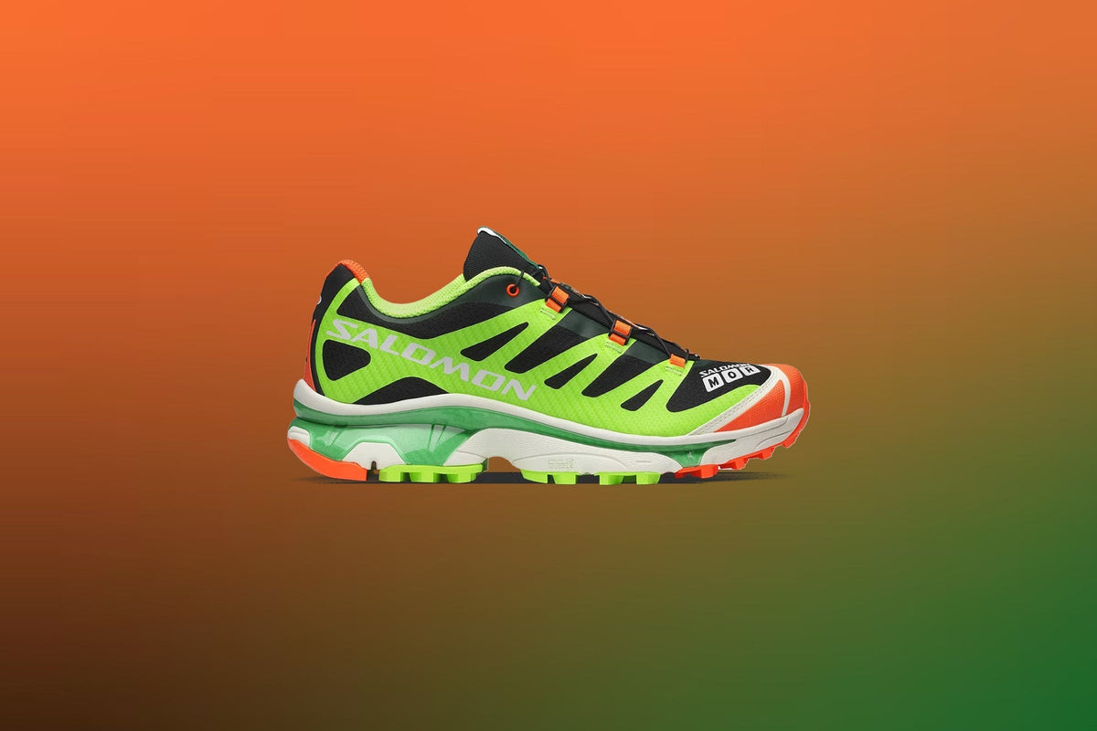 Salomon x Feid XT-4 OG Ferxxocalipsis - Black/Green Gecko/Shocking Orange Salomon