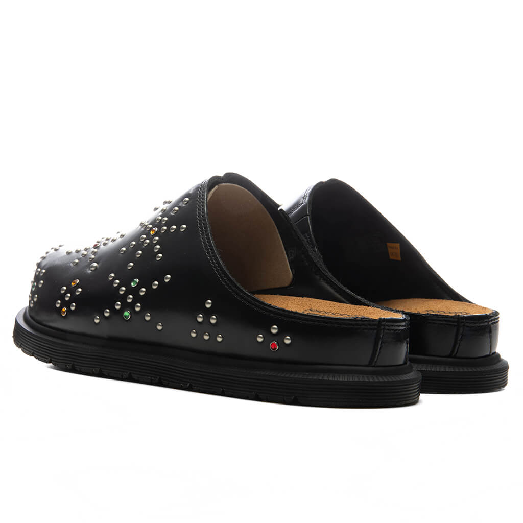 San Mule - Black Hair Dr. Martens