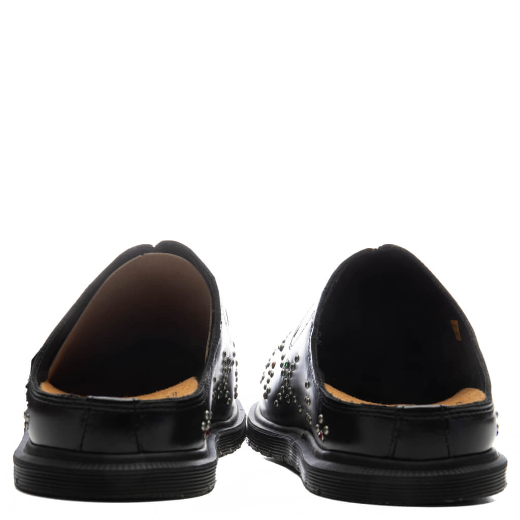 San Mule - Black Hair Dr. Martens