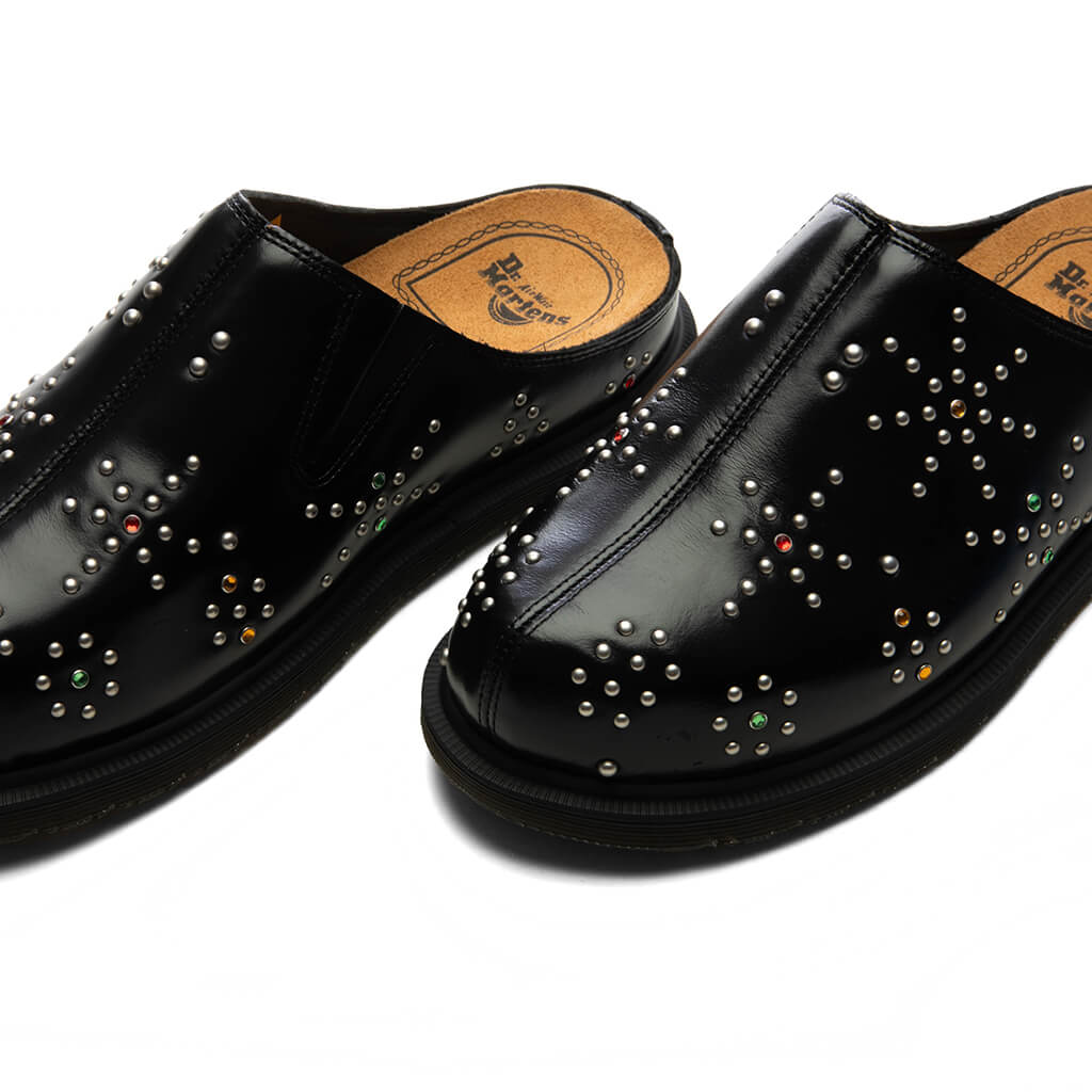 San Mule - Black Hair Dr. Martens