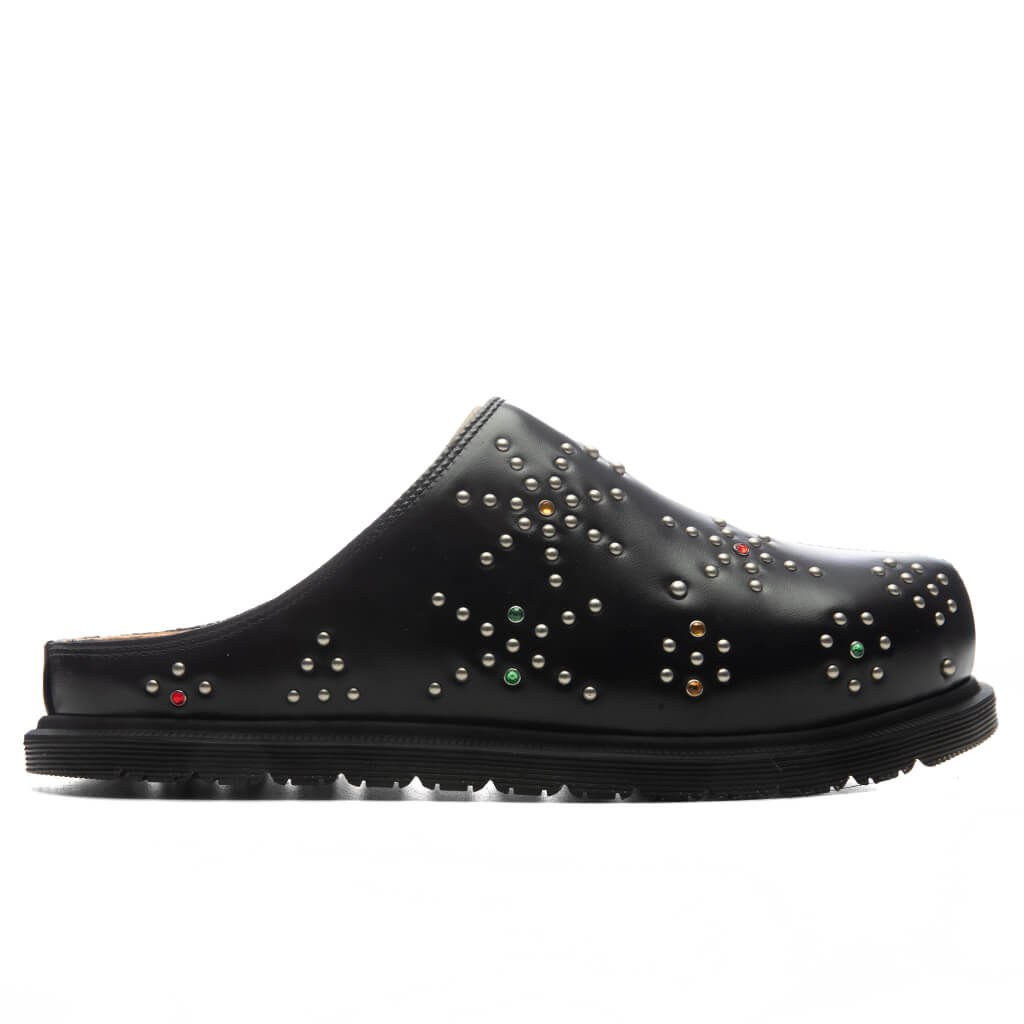 San Mule - Black Hair Dr. Martens
