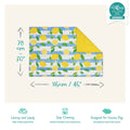 Two In One Plush Fleece Liner for Guinea Pigs | Amalfi Collection Kavee Pets Ltd UK