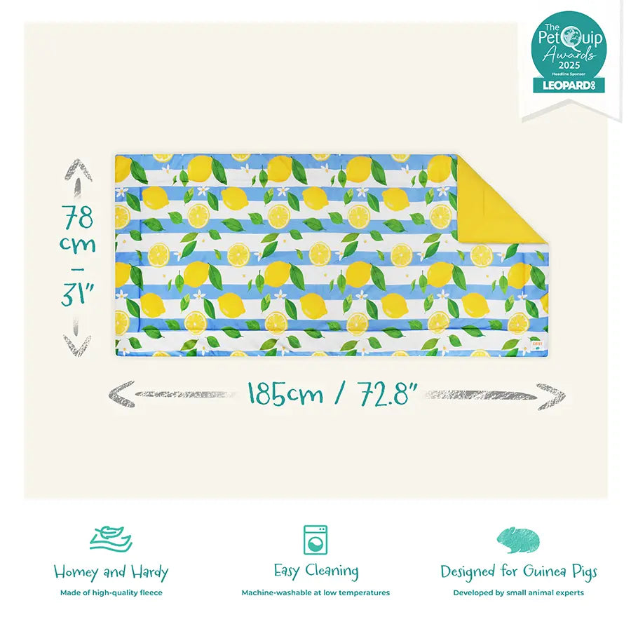 Two In One Plush Fleece Liner for Guinea Pigs | Amalfi Collection Kavee Pets Ltd UK