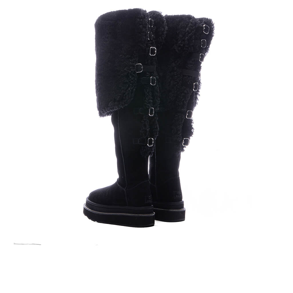UGG x Sacai Women's Thigh High Boot - Black UGG