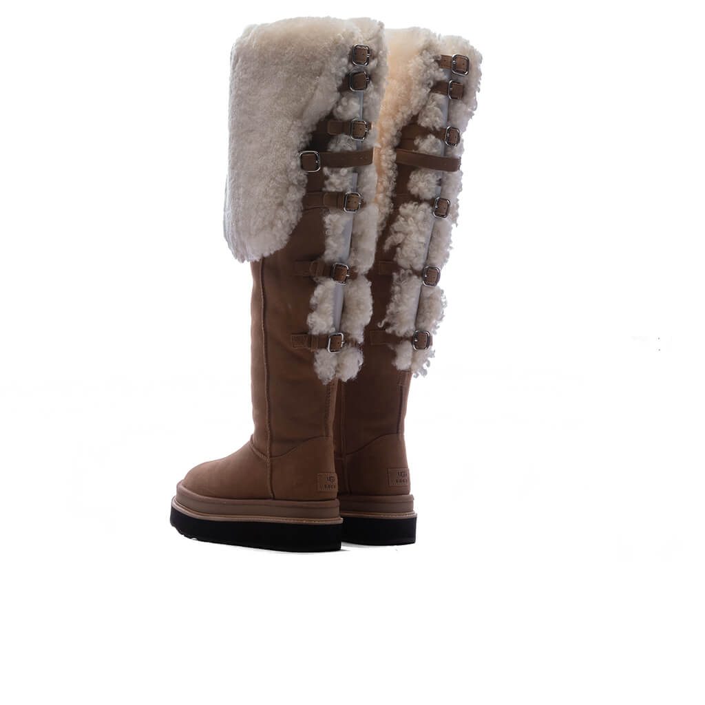 UGG x Sacai Women's Thigh High Boot - Chestnut UGG