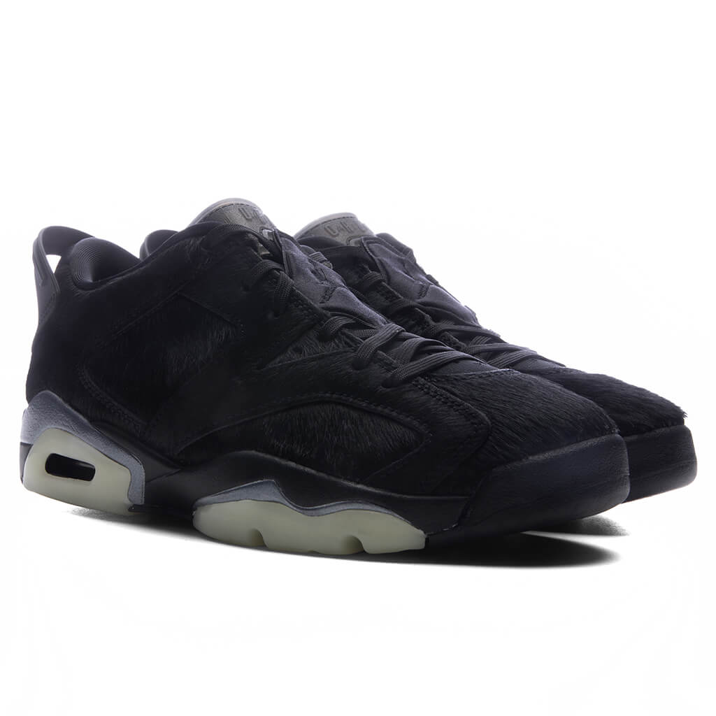 Women's Air Jordan 6 Retro Low 'Blackout' - Triple Black Jordan