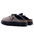 Women's Boston Chunky Shearling - Faded Purple/Black Birkenstock
