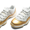 Women's Air Jordan 11 Retro Low 'Mother's Day' - White/Metallic Gold/Team Gold Jordan