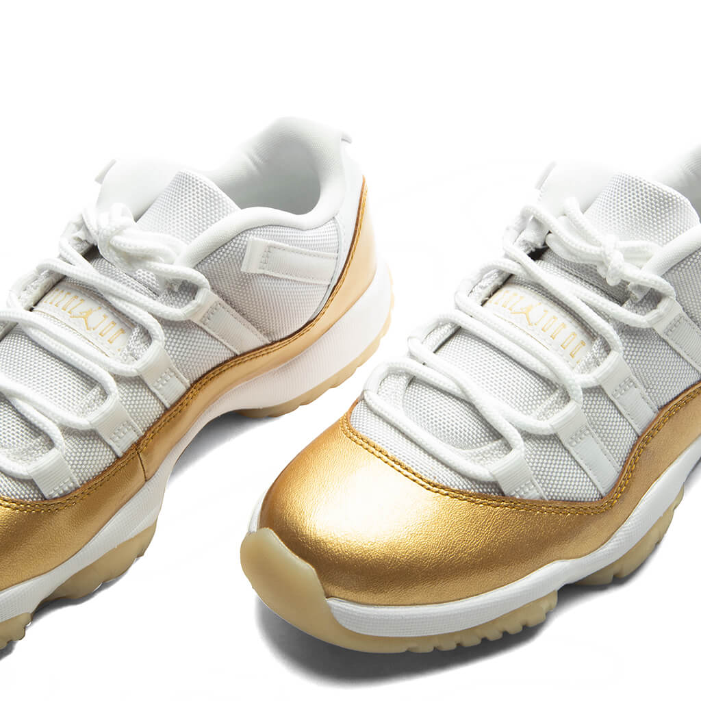 Women's Air Jordan 11 Retro Low 'Mother's Day' - White/Metallic Gold/Team Gold Jordan