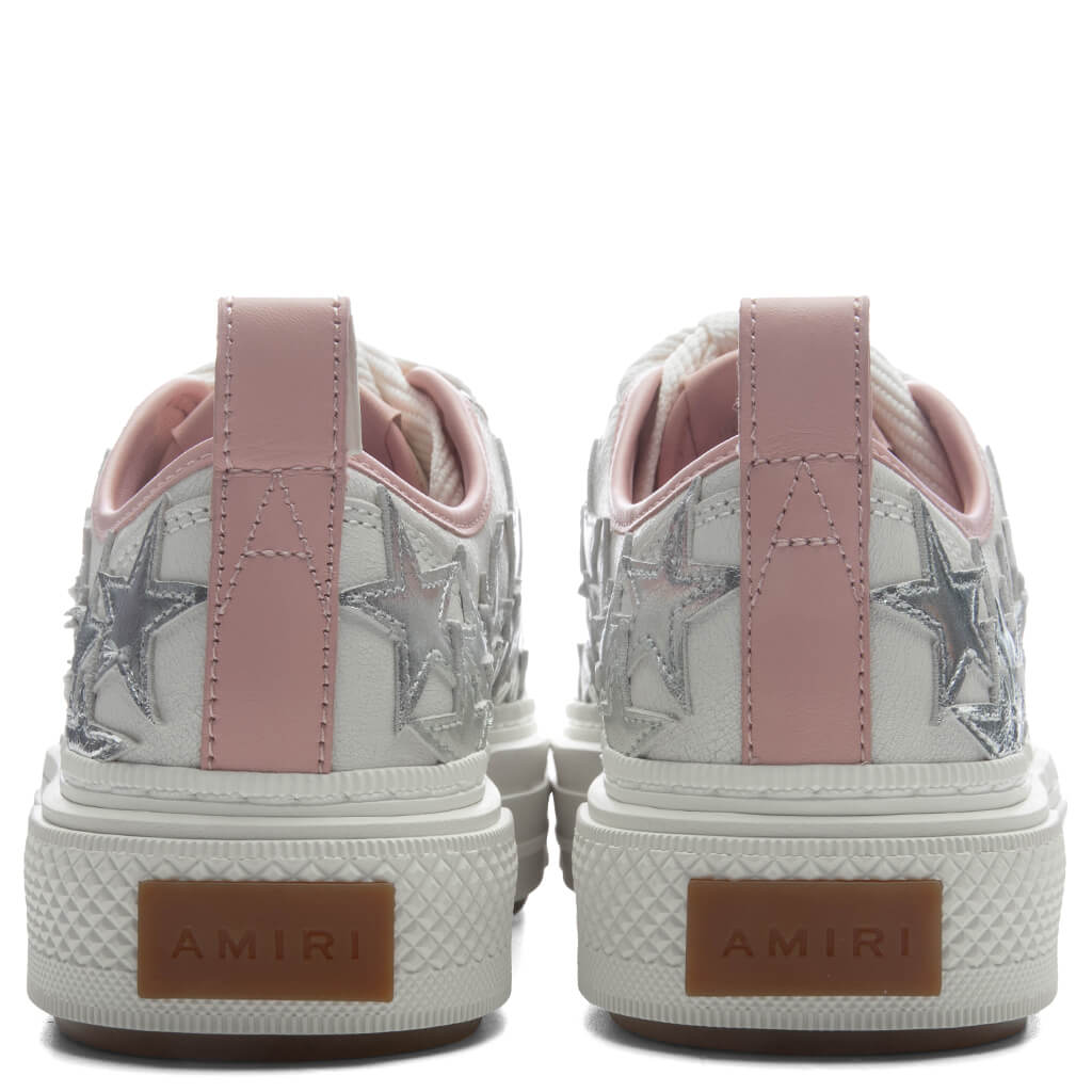 Women's Metallic Stars Court Low - Pink Amiri